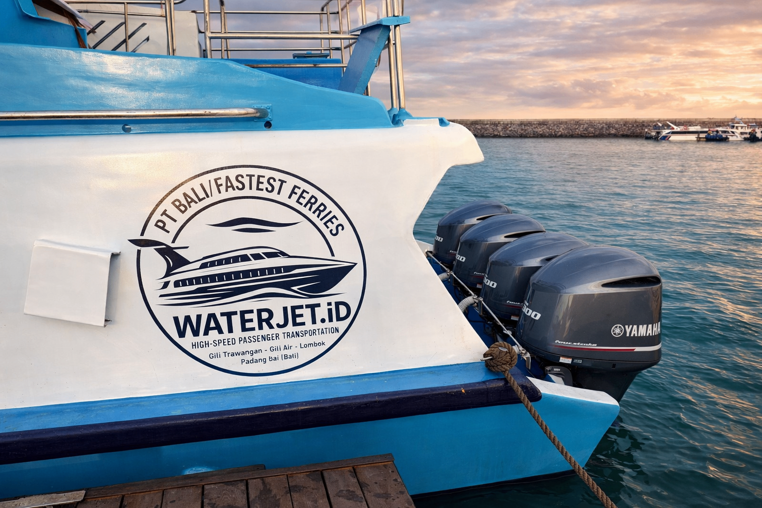 Пассажирский салон катера WATERJET.id с новым интерьером и посадочными местами